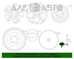Spare Wheel Mount Kia Niro 23-