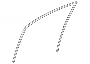 Glass seal front right Lexus NX200t NX300 NX300h 15-21