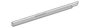 Glass seal central front right Toyota Venza 21-