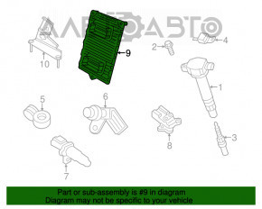 ECU block engine computer Dodge Challenger 11-17 3.6