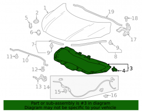 Honda HR-V 16-22 Hood Insulation
