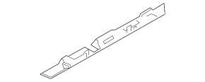 Subaru Outback 20-23 Trunk Door License Plate Light Bar