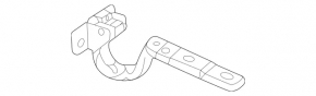 Right tailgate hinge for Mercedes X167 GLS 450 20-26
