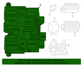 Mercedes A-Class V177 19-22 dashboard fuse box