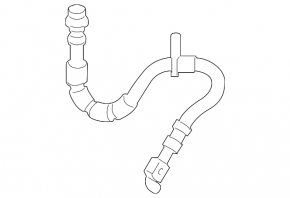 Front left brake hose Ford Fiesta 11-19