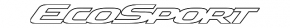 Emblem inscription EcoSport tailgate Ford Ecosport 18-22