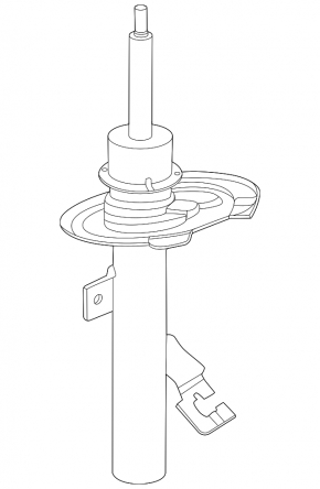 Shock absorber front left Nissan Sentra 20-24