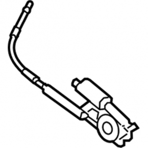 Left rear row tilt motor for Ford Edge 15-24 without frame