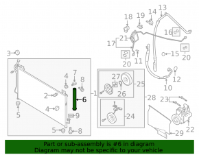 Mazda 6 14-21 air conditioner dehydrator