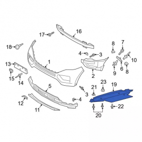 Front Bumper Guard Ford Explorer 20-