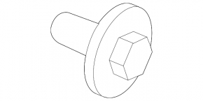 Mitsubishi Outlander 22-25 2.5 Crankshaft Pulley Bolt