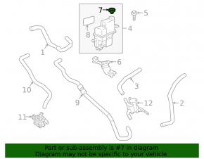 Toyota Prius V 12-17 Coolant Expansion Tank Cap
