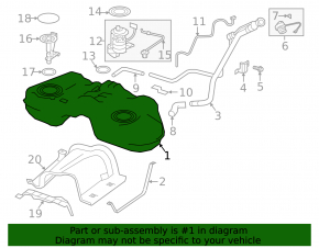 Infiniti QX50 19-24 Fuel Tank