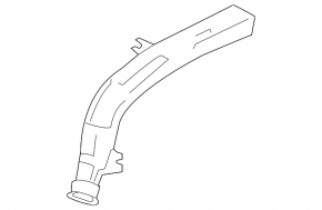 Air duct cooling VVB rear right Honda Accord 18-22 third
