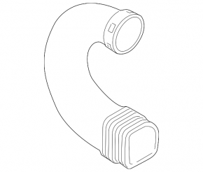 Air duct VW Jetta 11-18 USA TDI from filter