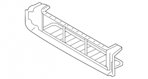 Lower radiator deflector Infiniti QX30 17-19