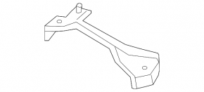 Battery mount assembly Nissan Murano z52 19-