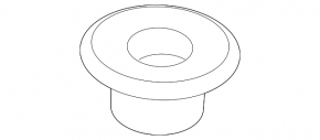 Radiator mount lower left Kia Niro 17-22