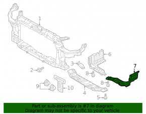 Side engine protection left Hyundai Elantra UD 14-16