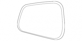 Left mirror element Buick Encore 17-22 heated
