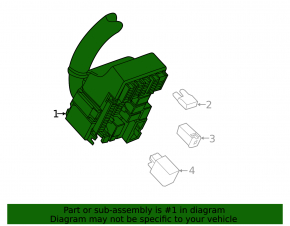 Buick Encore 18-22 dashboard fuse box
