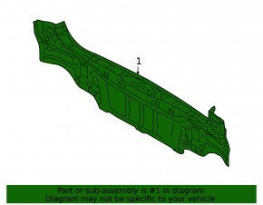 Subaru Outback 10-14 Rear Panel