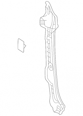 Left door-wing seal for Lexus GX550 24-26