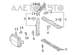 TV lower bar Toyota Rav4 19-