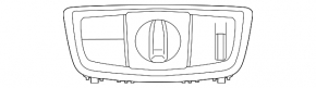 Light control BMW X1 F48 16-22 under fog lights