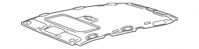 Lexus GX470 03-06 headliner for sunroof