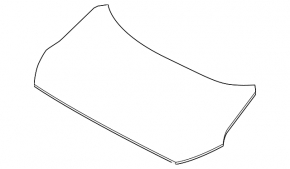 Bare bonnet Nissan Leaf 18- steel