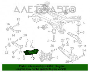 Rear right longitudinal control arm Chrysler 200 15-17