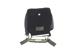 Rear seat back trim, 2nd row, right, Jeep Grand Cherokee WK2 17-20, black leather with red stitching, heated, ventilated Trailhawk