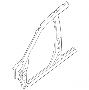 Body pillar central left Nissan Pathfinder 13-20