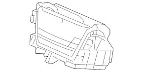 Honda Accord 18-22 Front Panel Pocket Graphite