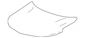 Chevrolet Equinox 18-24 steel hood