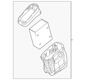 Air Filter Housing Porsche Macan 17-24 2.0T