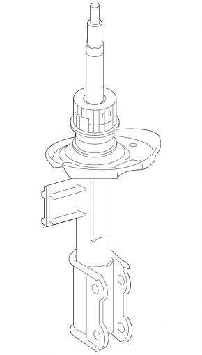 Shock absorber front left Mercedes GLA 15-20 type 2 OEM