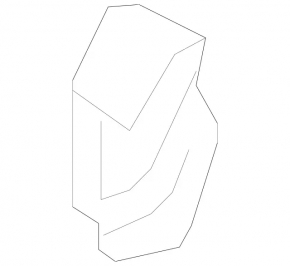 Left headlight washer cap Mercedes W164 ML 06-08