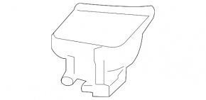 Left headlight washer cap Mercedes W164 ML 06-08