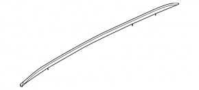 Right roof rail for Lincoln MKC 15-19 chrome