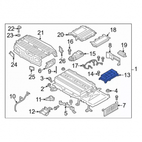 Battery Inverter Ford Fusion mk5 13-20 hybrid, plug-in