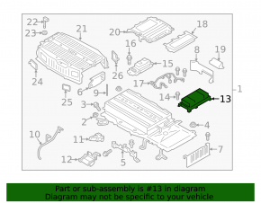 Battery Inverter Ford Fusion mk5 13-20 hybrid, plug-in