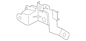 Lower left headlight mount for Land Rover Discovery 17-23
