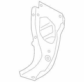 Right front bumper reinforcement bracket for Land Rover Discovery Sport 17-23