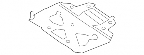 Rear engine guard for Porsche Cayenne 19-26 2.9T, 3.0T, 4.0T