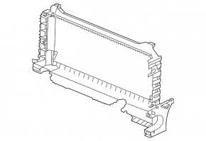 Jaguar XE 17-20 2.0 radiator frame