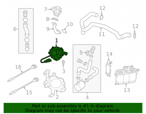 Air pump for Audi A6 C7 13-18 3.0T