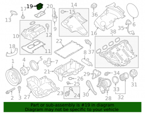 Spark plug shield BMW 3 F30 12-18 2.0T rear