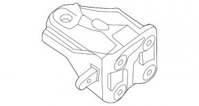Front Engine Mount Bracket Infiniti JX35 QX60 14-17 Hybrid